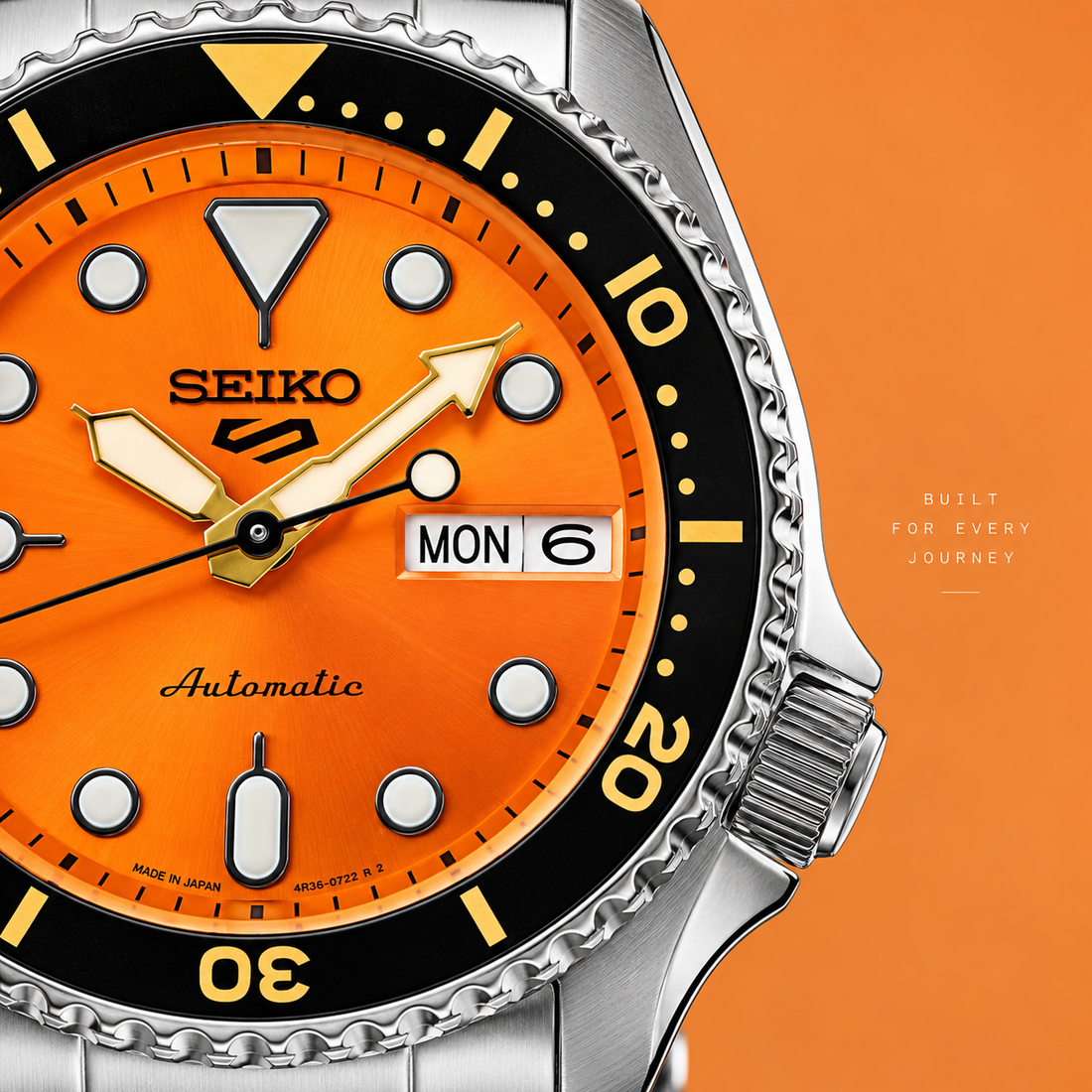 Seiko Premium Sports Orange Dial Watch Limited Edition
