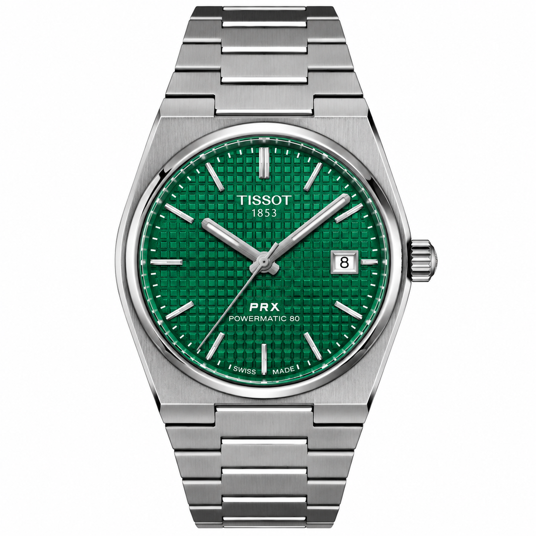 Tissot PRX Tiffany Blue Premium Stainless Steel Watch