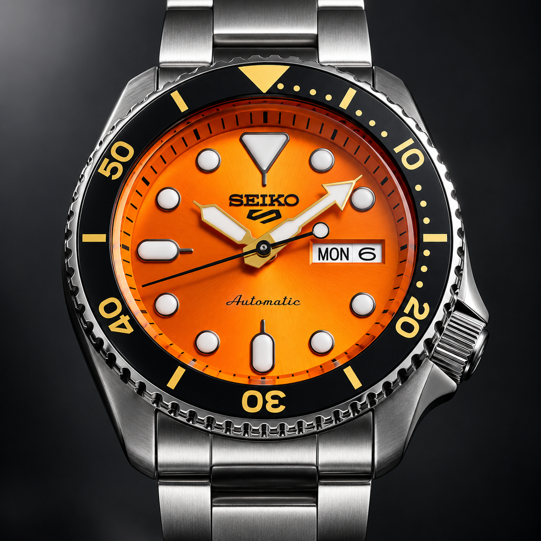 Seiko Premium Sports Orange Dial Watch Limited Edition